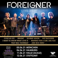 foreigner concert 2021